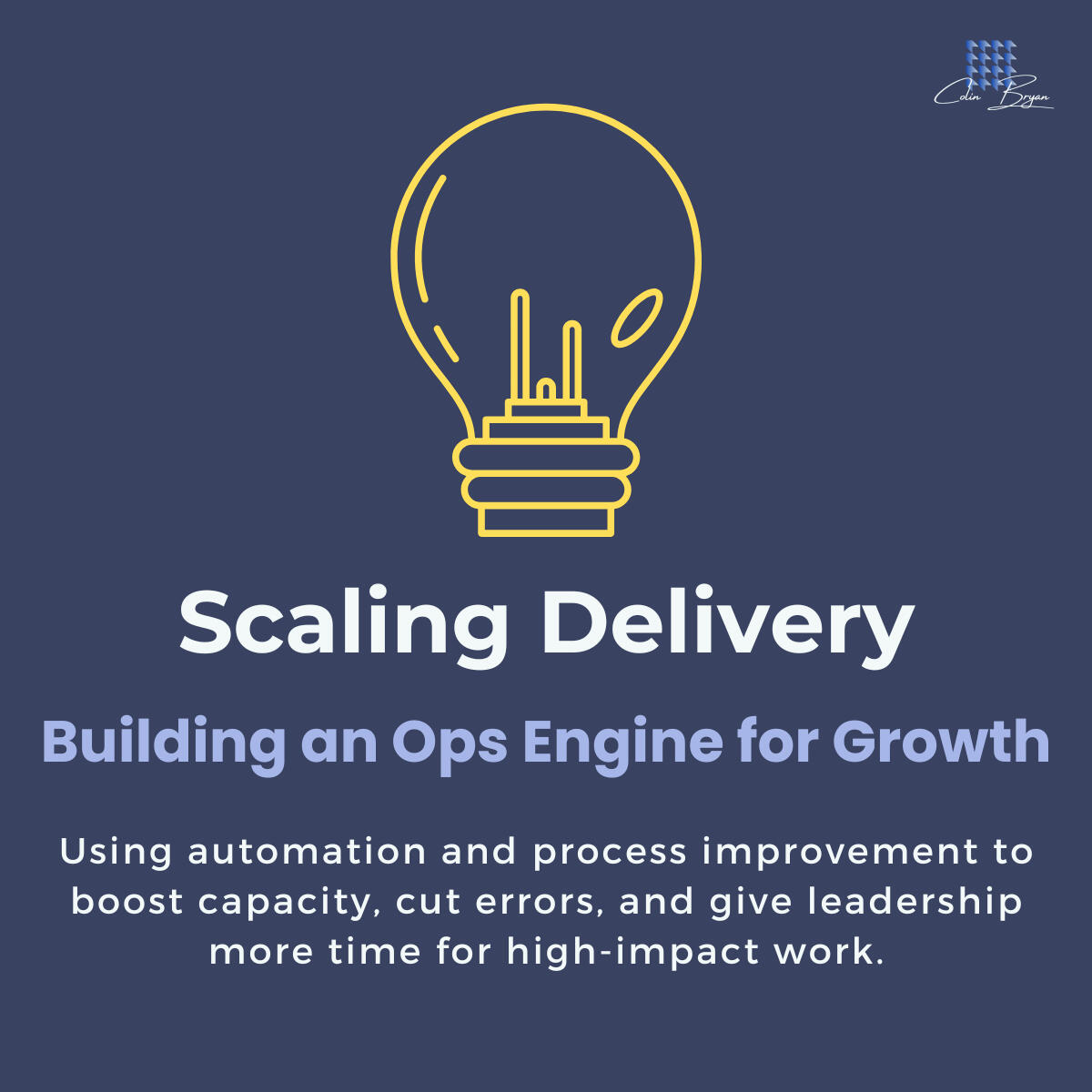 Scaling Delivery