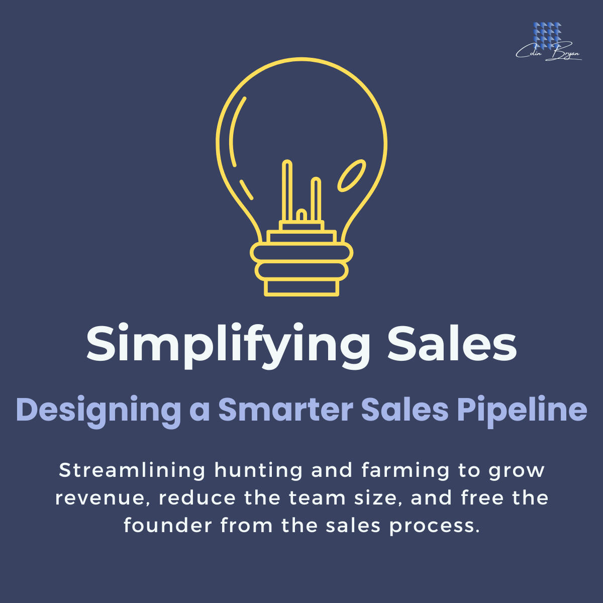 Simplifying Sales